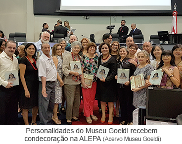 Personalidades do Museu Goeldi recebem condecoração na ALEPA